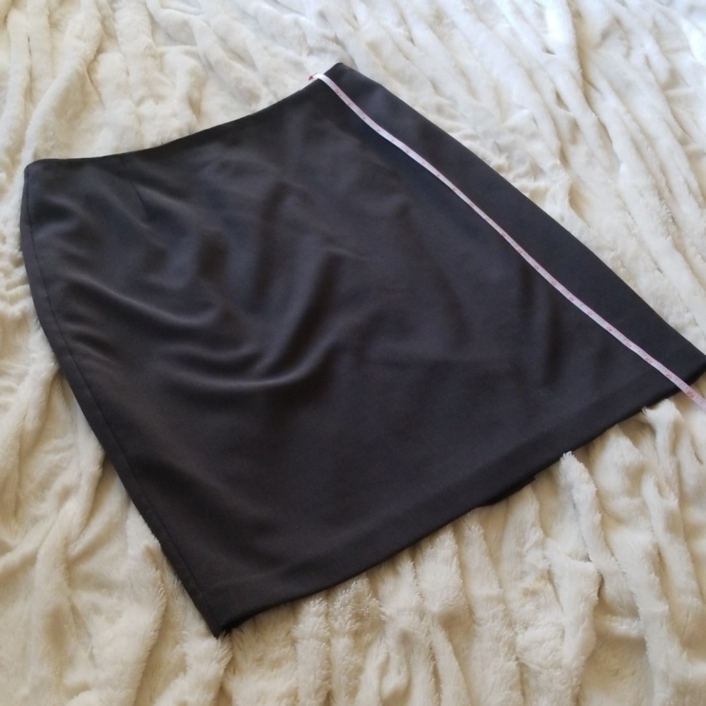 Alia Midi Pencil Skirt Professional Business Charcoal Grey Women's 12